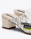 Pair of Mules Shoes Mockup