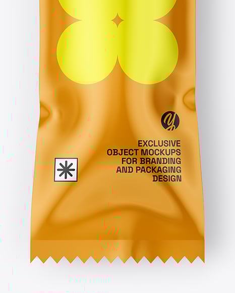 Glossy Ice Cream Package Mockup