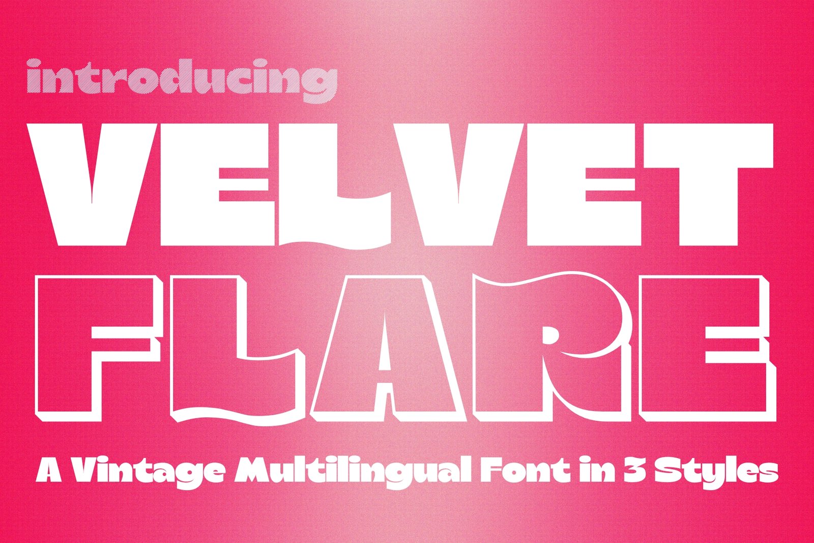 Velvet Flare - Vintage Modern Type