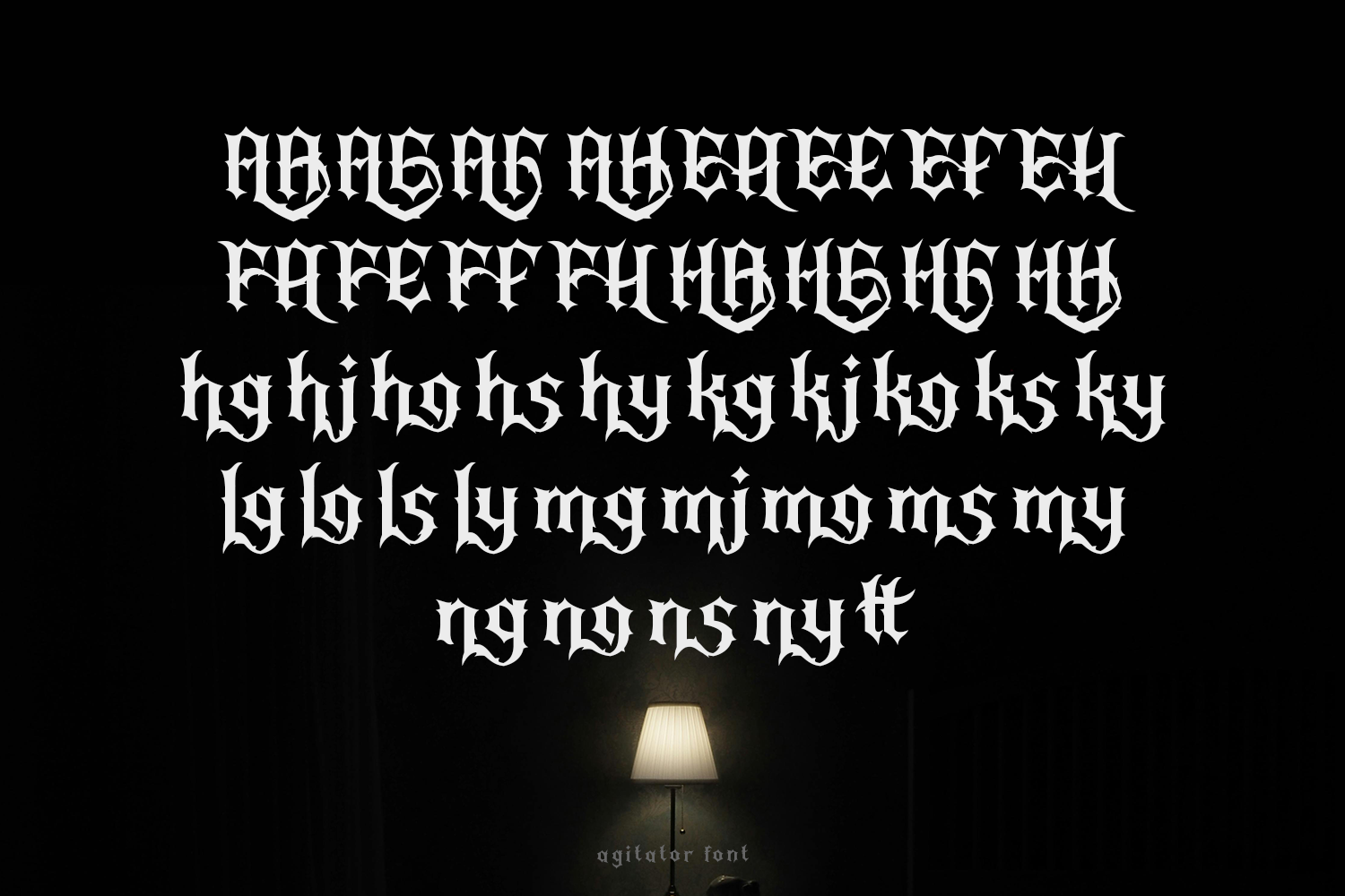 Agitator Blackletter Font