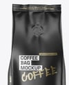 Matte Coffee Bag Mockup