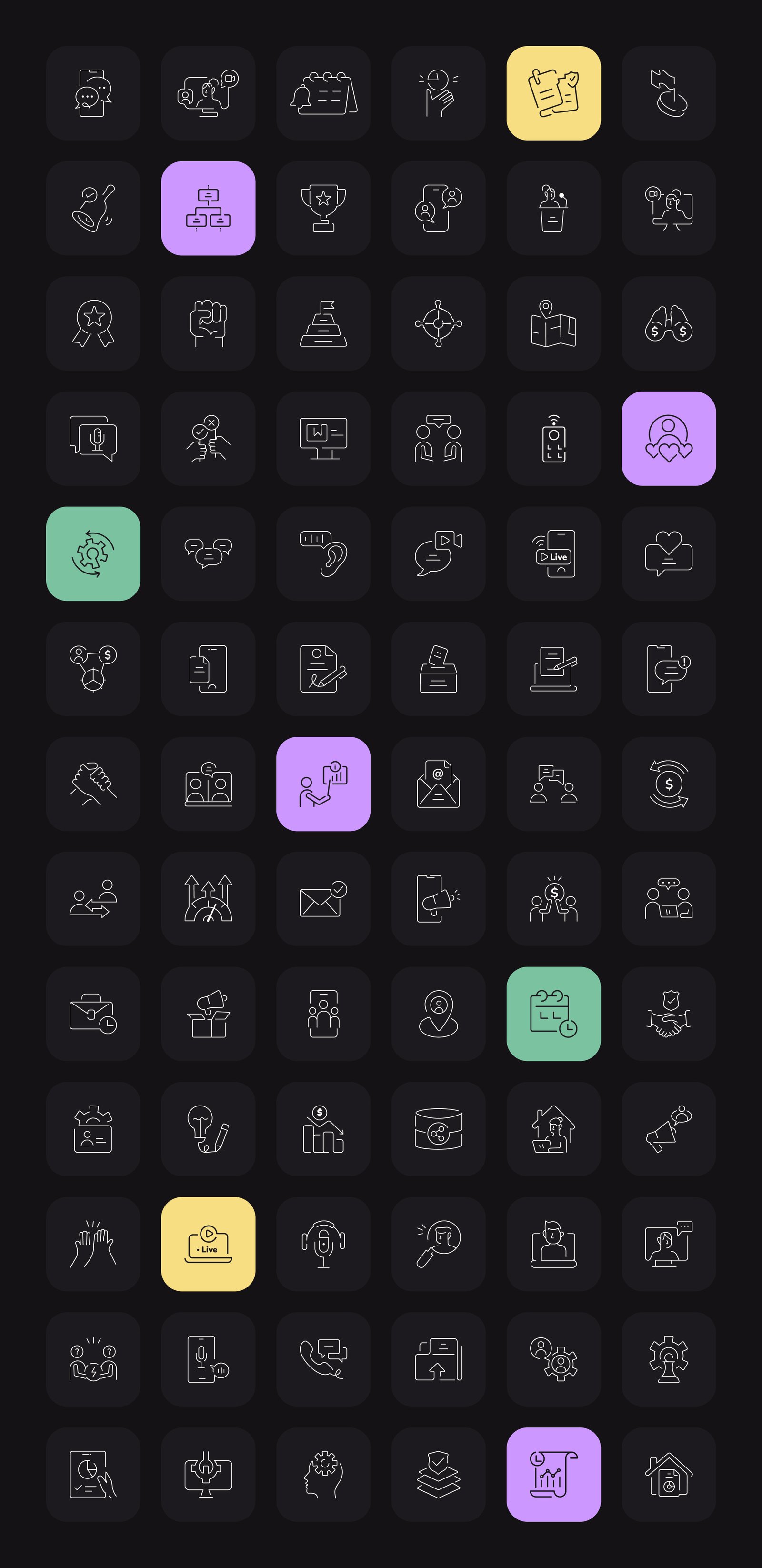 Digital Business Icons