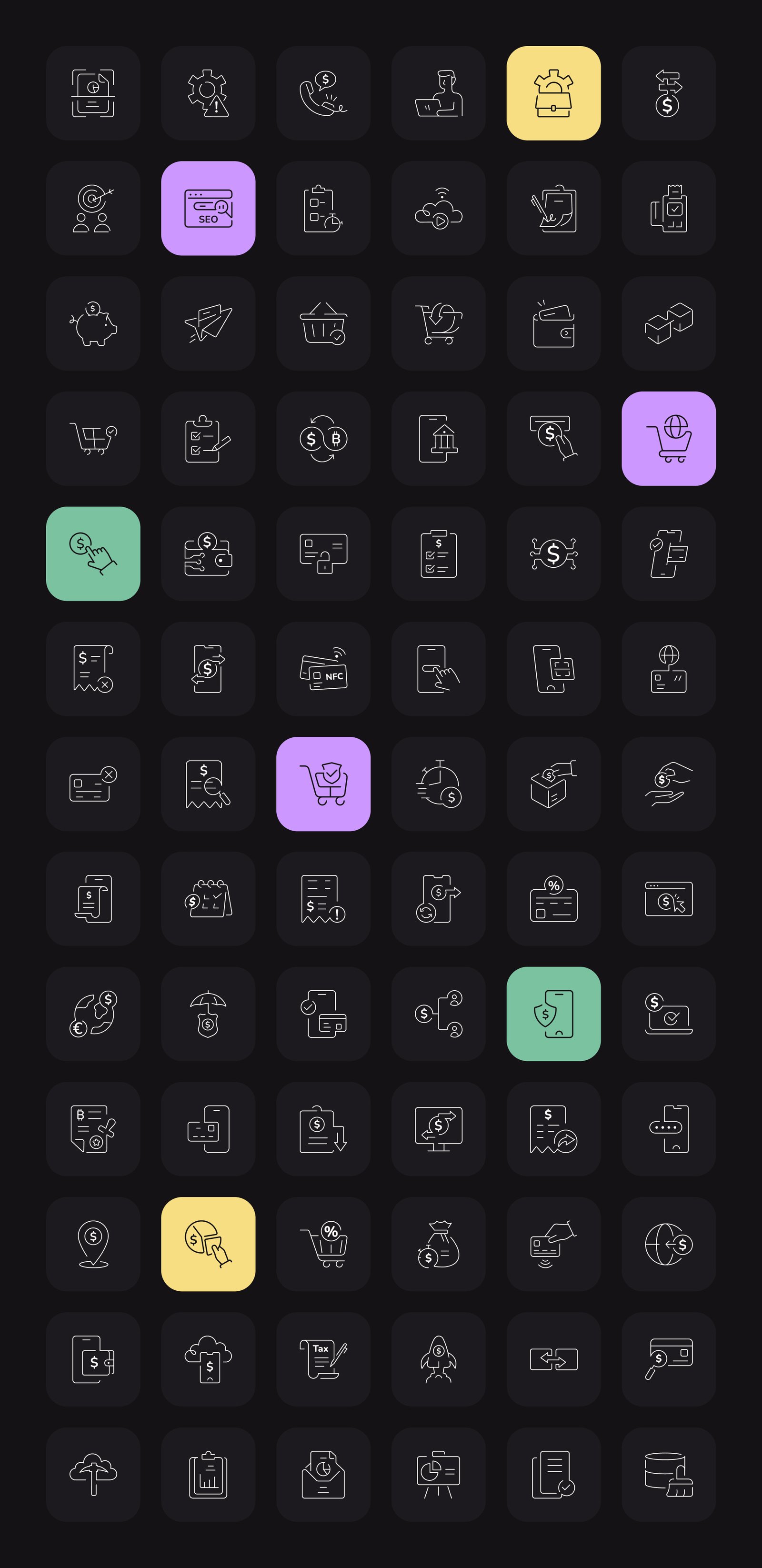 Digital Business Icons
