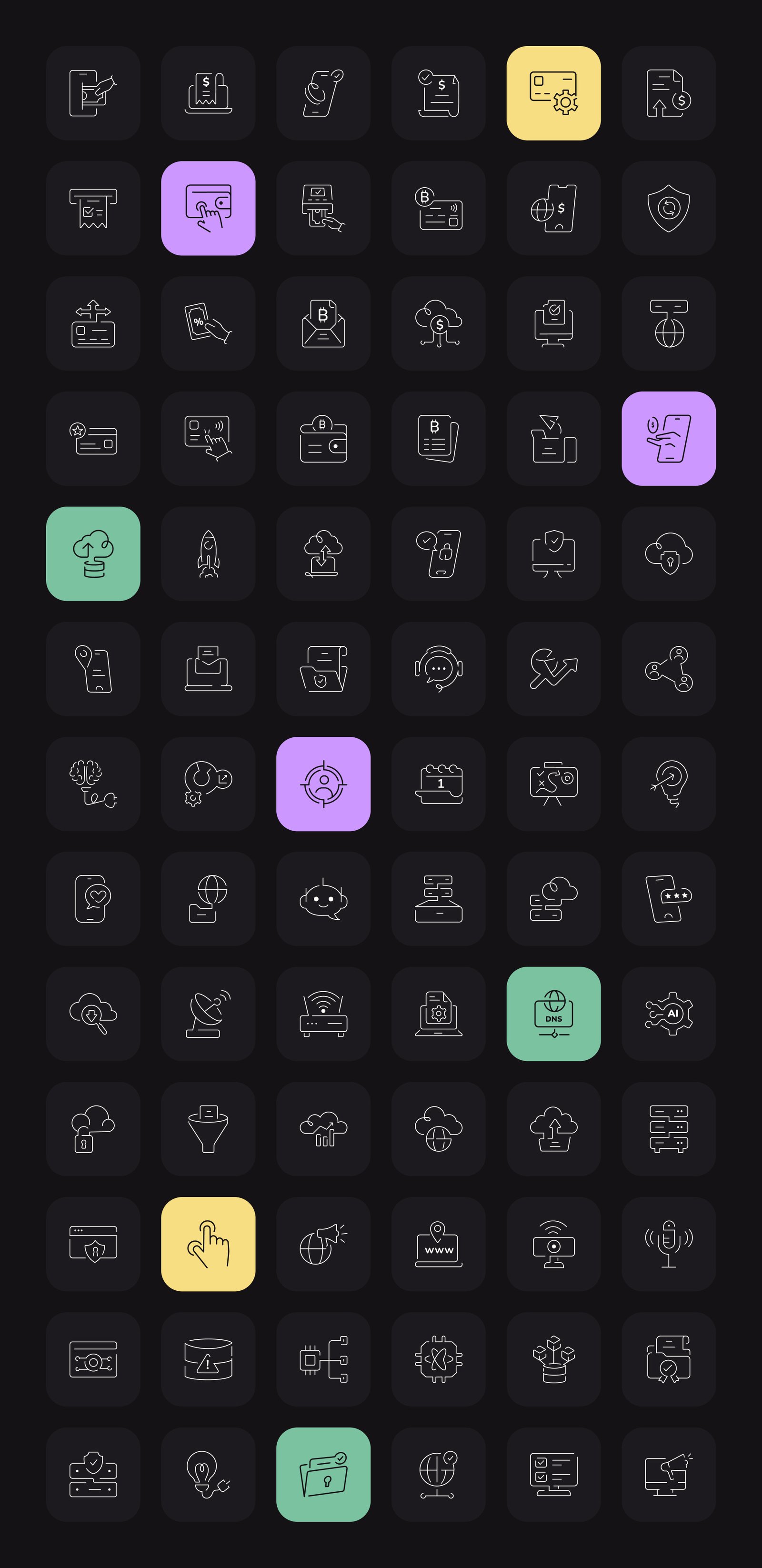 Digital Business Icons