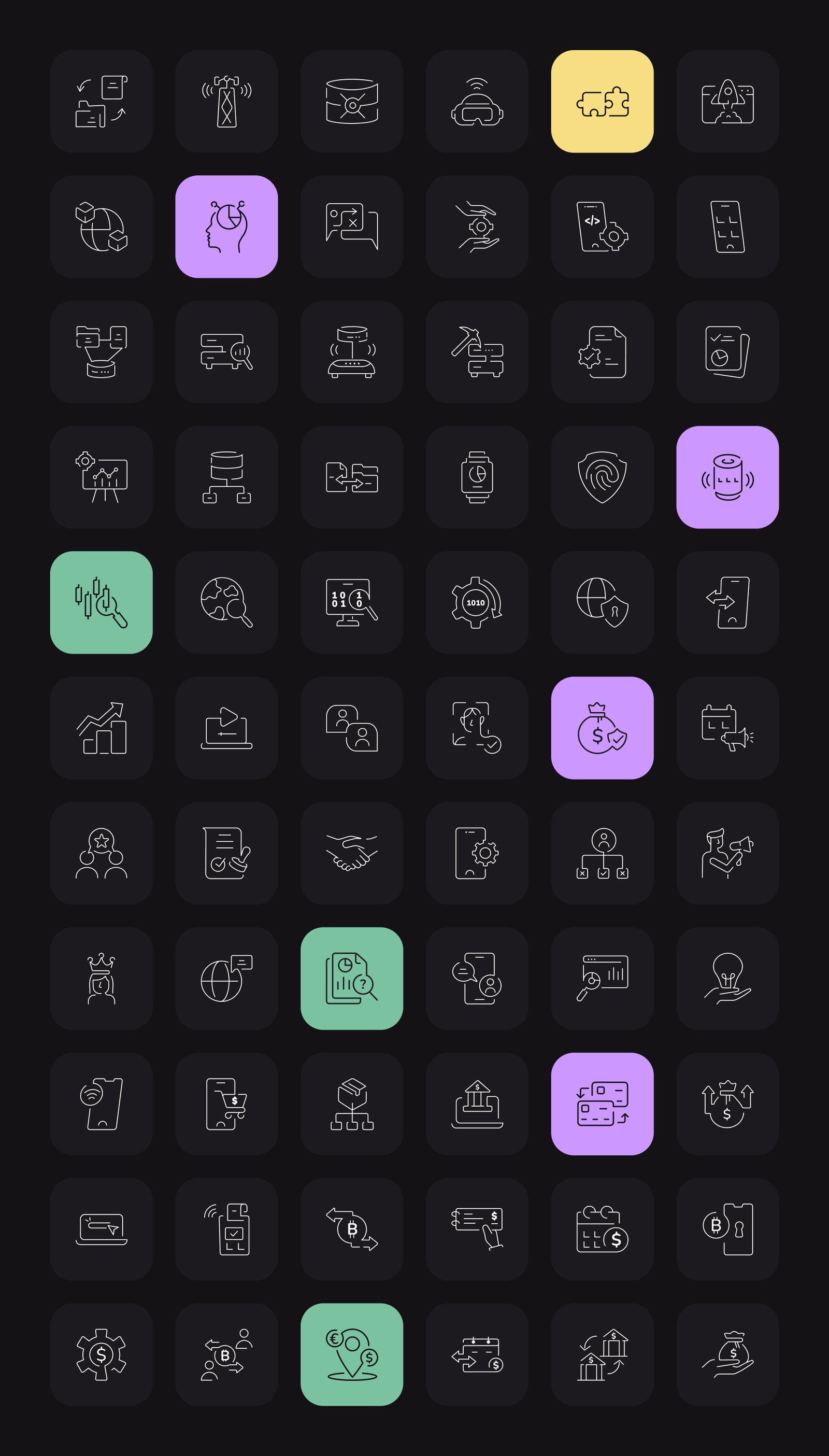 Digital Business Icons