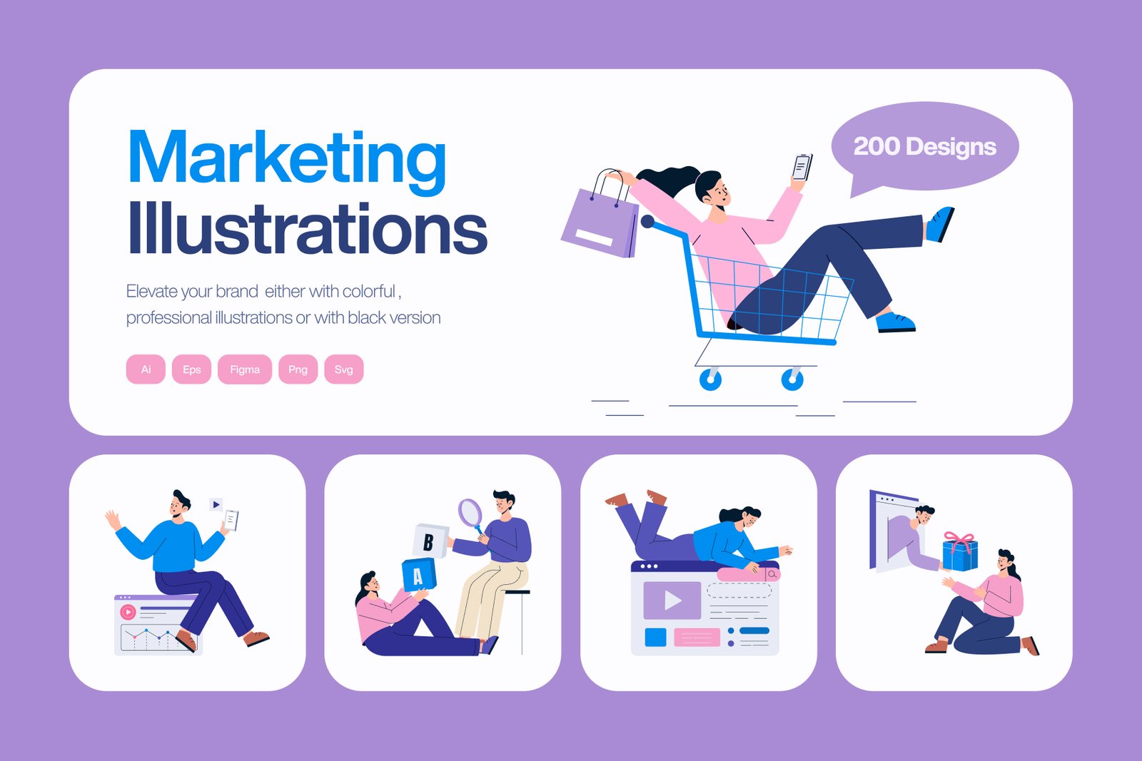 Digital Marketing Illustrations