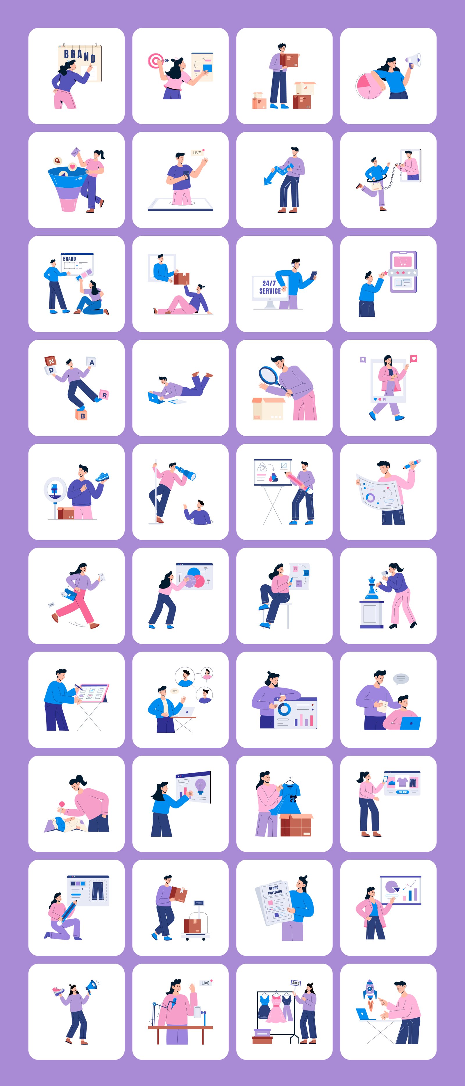 Digital Marketing Illustrations