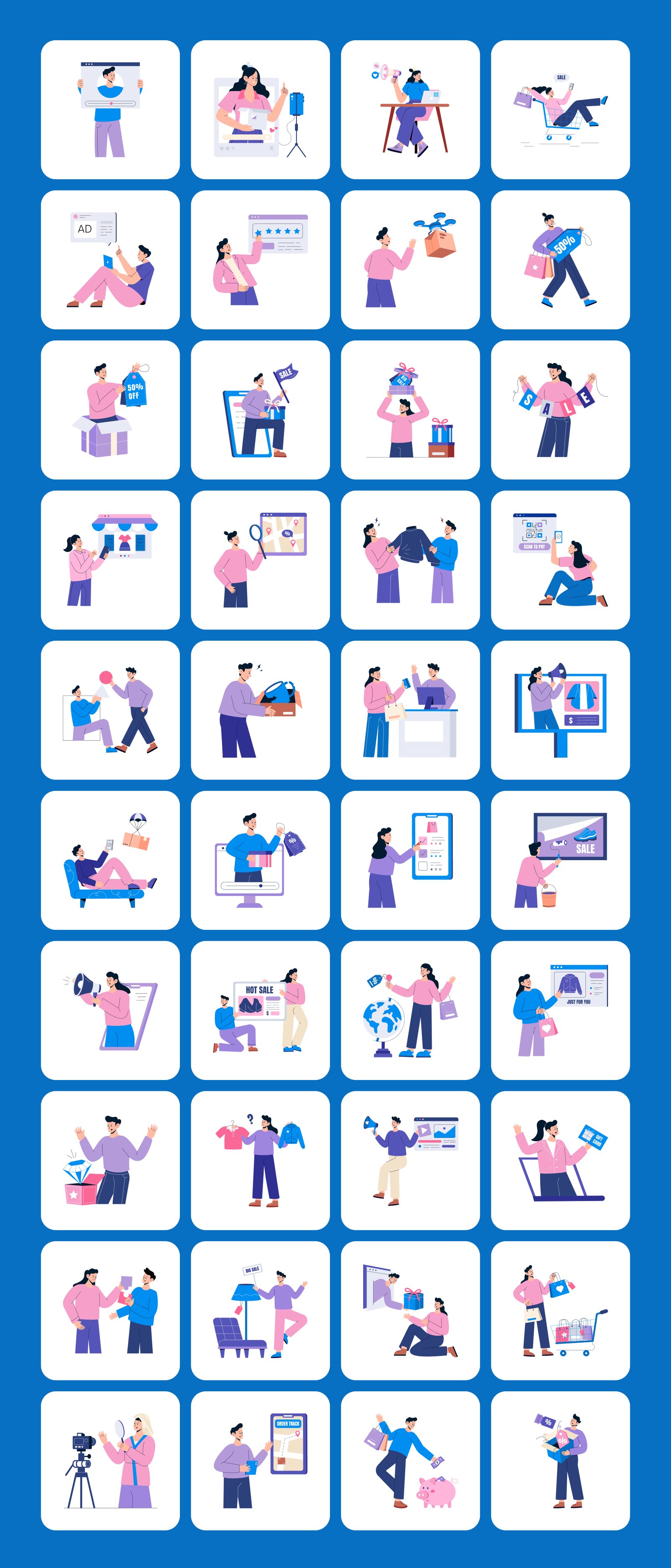 Digital Marketing Illustrations