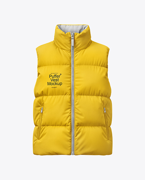Down Vest Mockup