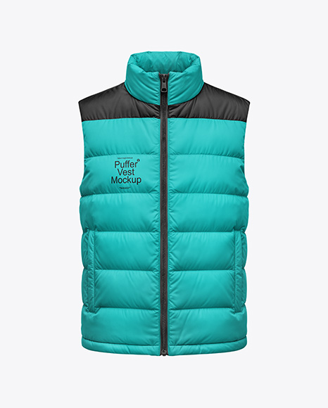 Down Vest Mockup - PSD Mockups