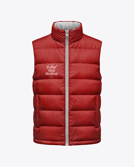 Down Vest Mockup