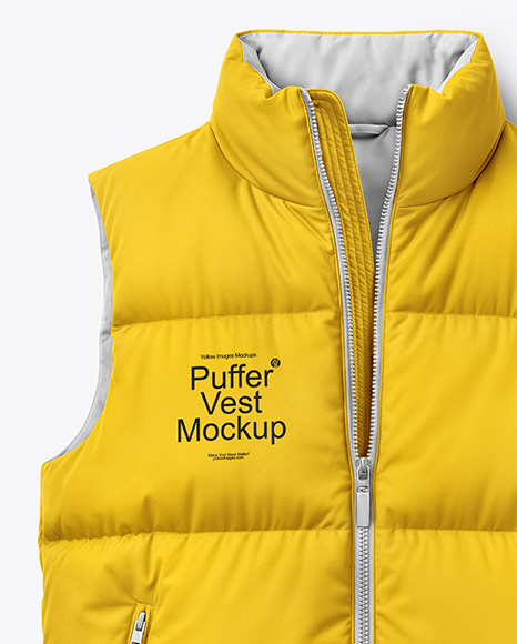 Down Vest Mockup