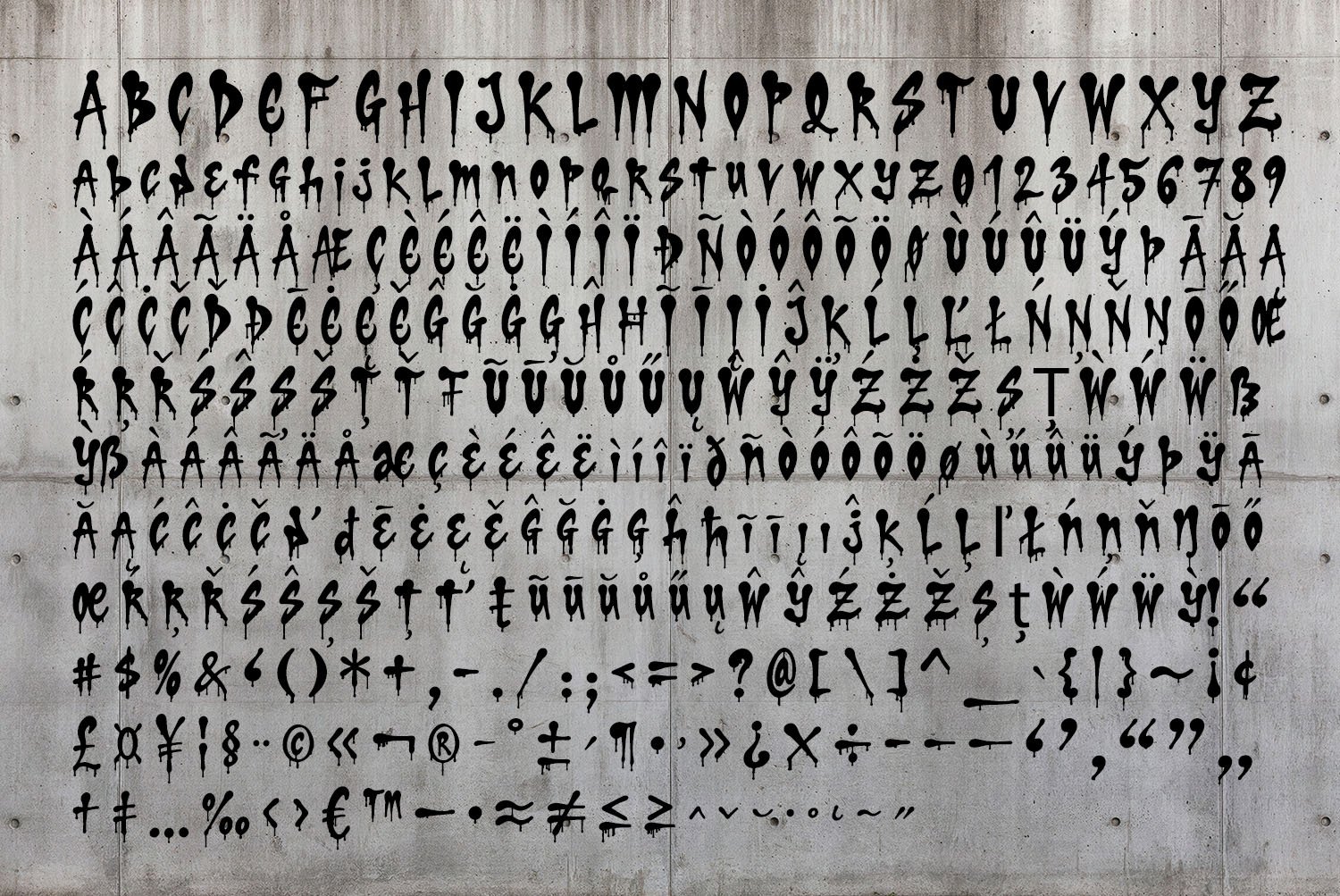 Drip Market Font