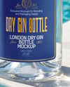 Dry Gin Bottle Mockup