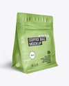 Matte Coffee Bag Mockup