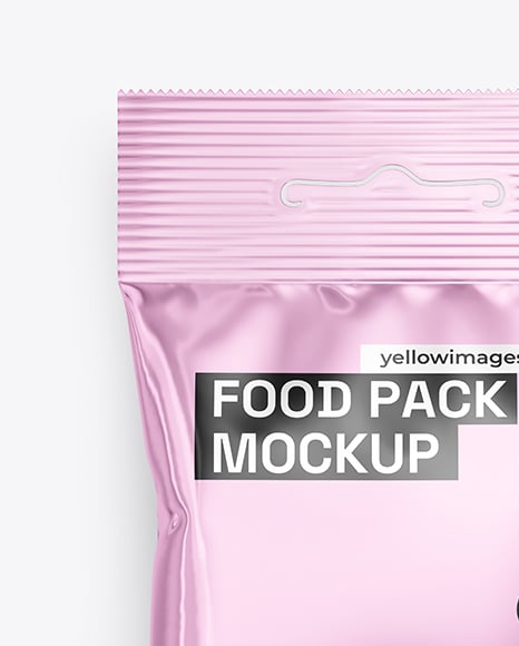 Glossy Metallic Package Mockup