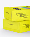 Three Boxes Mockup