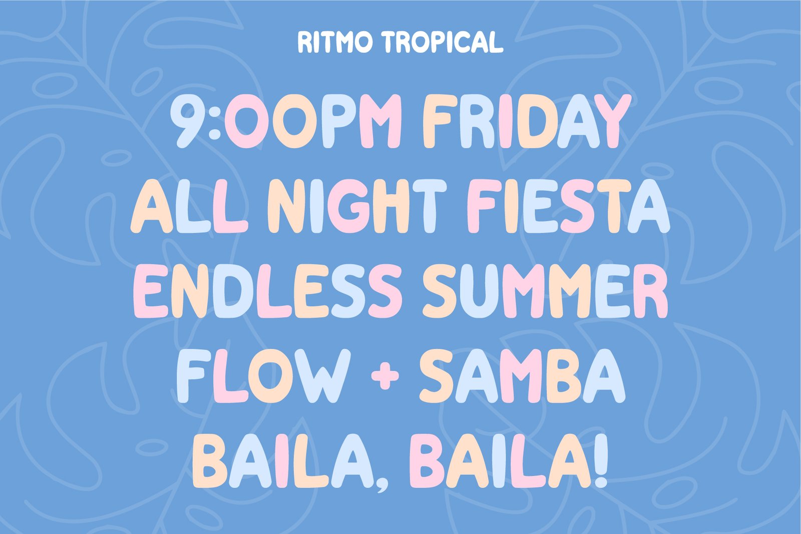 Ritmo Tropical Font