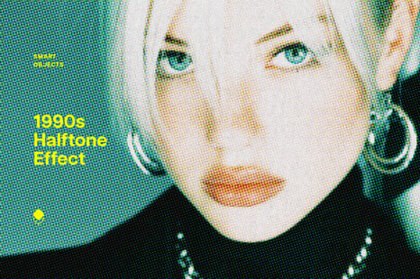 1990s Halftone Photo Effect - Instagram story