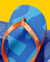 Flip Flops With Box Mockup