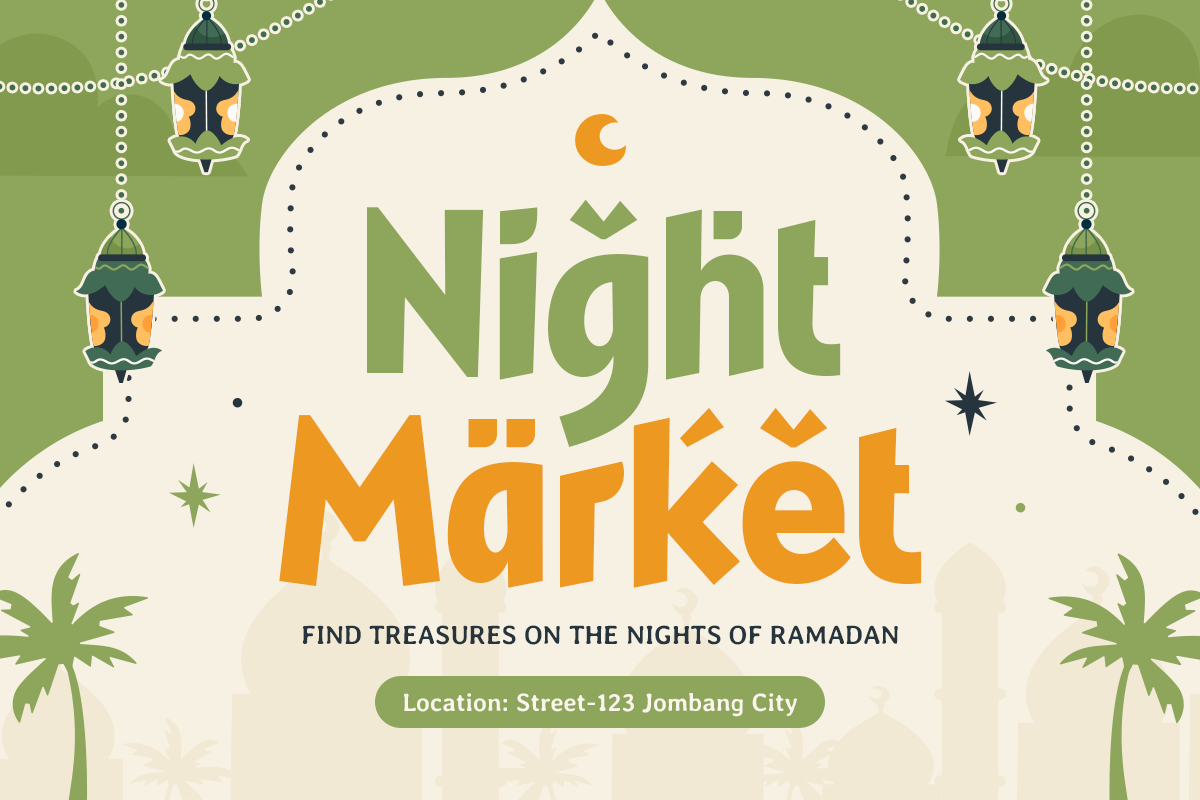 Arabic Fancy - Fun Ramadan Font