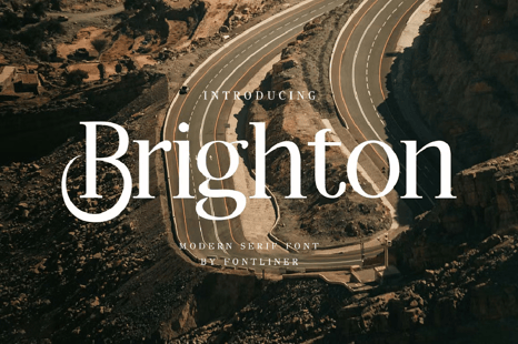 Brighton Font - Magazine font