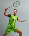 Man Wearing Badminton Uniform Mockup