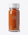 Spice Glass Jar with Cayenne Pepper Mockup
