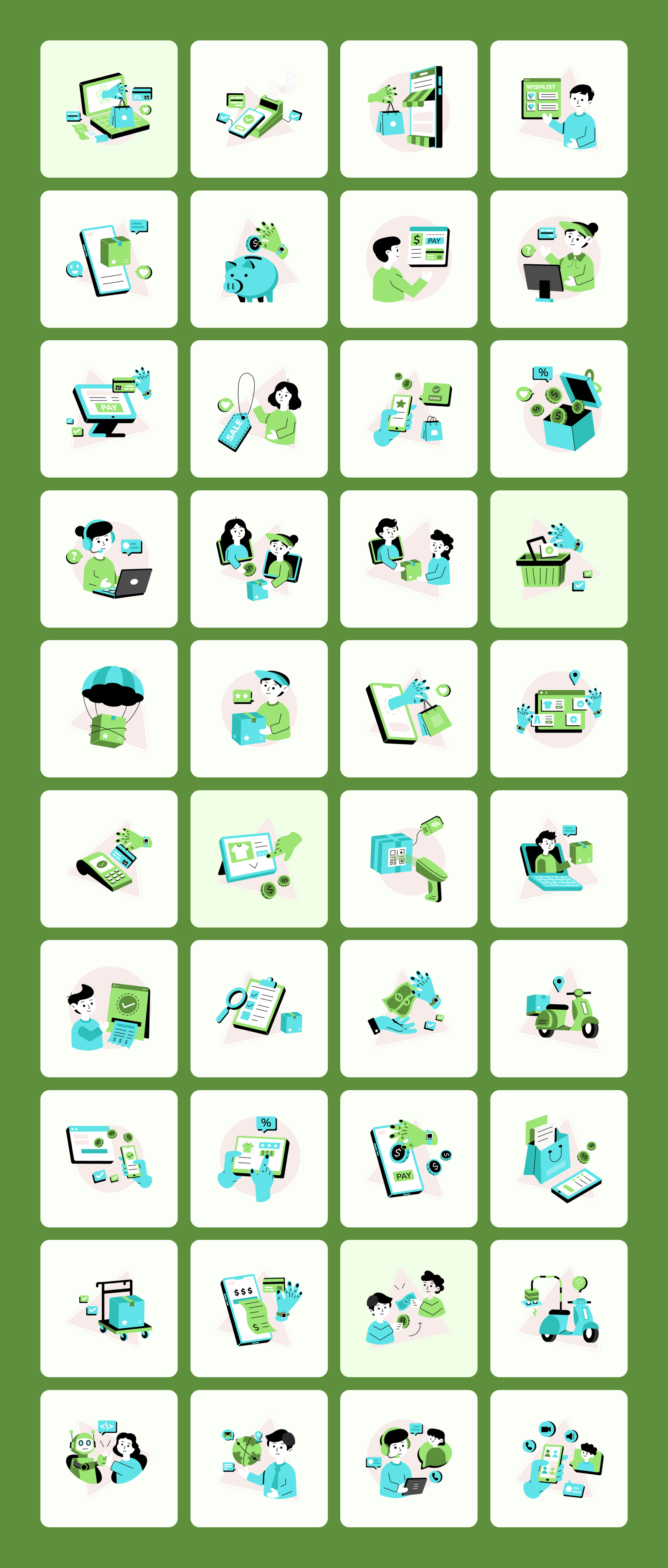Business Ecosystem Illustrations