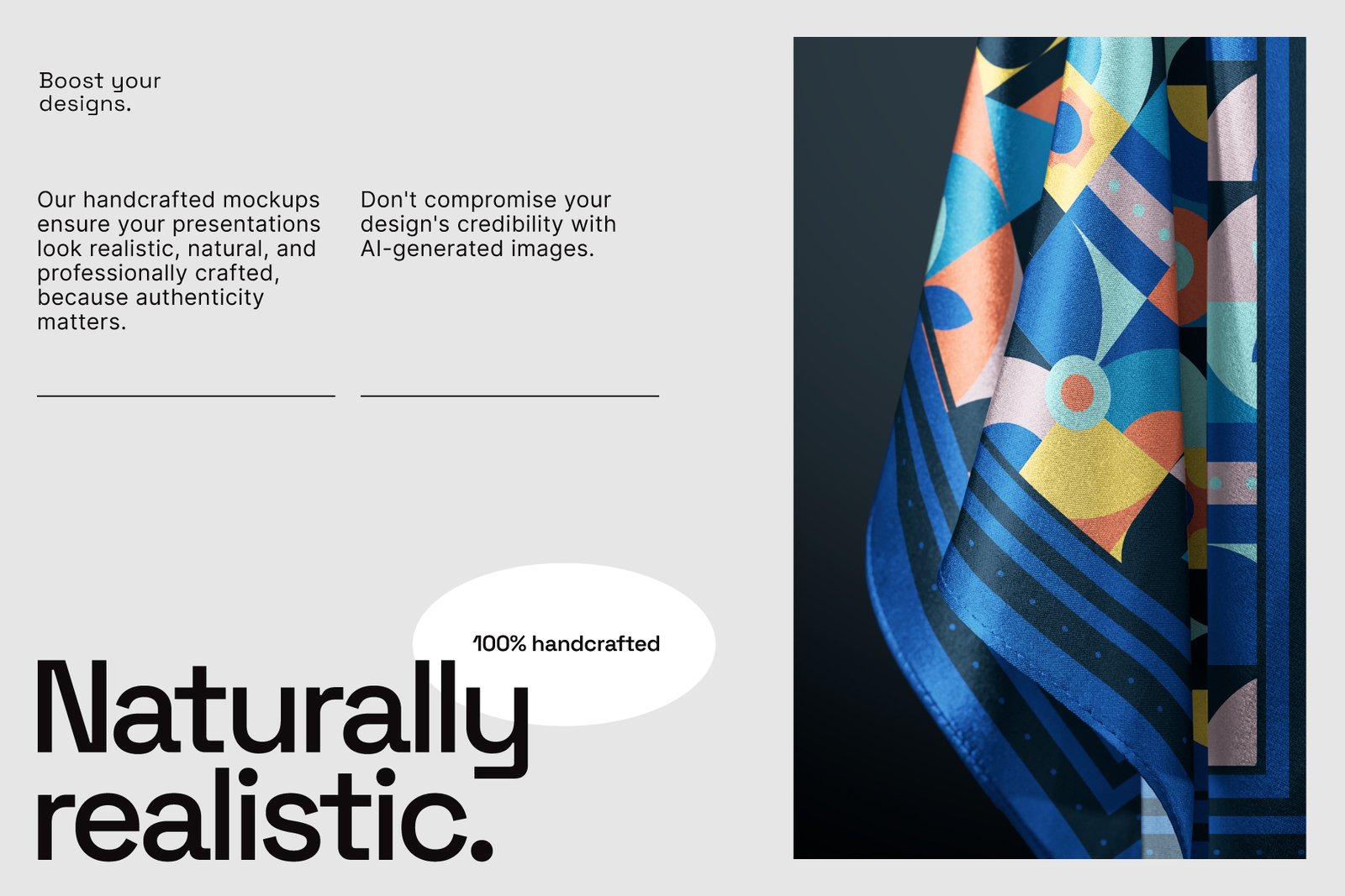 Silk Scarf Mockups - Studio Series 04