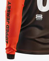 Jersey Mockup - Back Half Side View