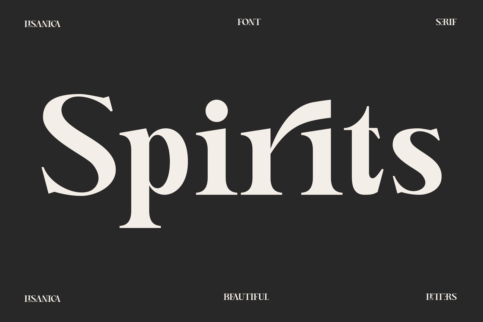 Lisanica - Display Serif Font
