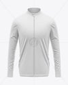 Full-Zip Long Sleeve Jersey Mockup