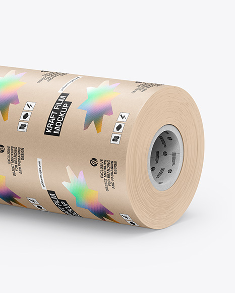 Kraft Paper Roll Mockup