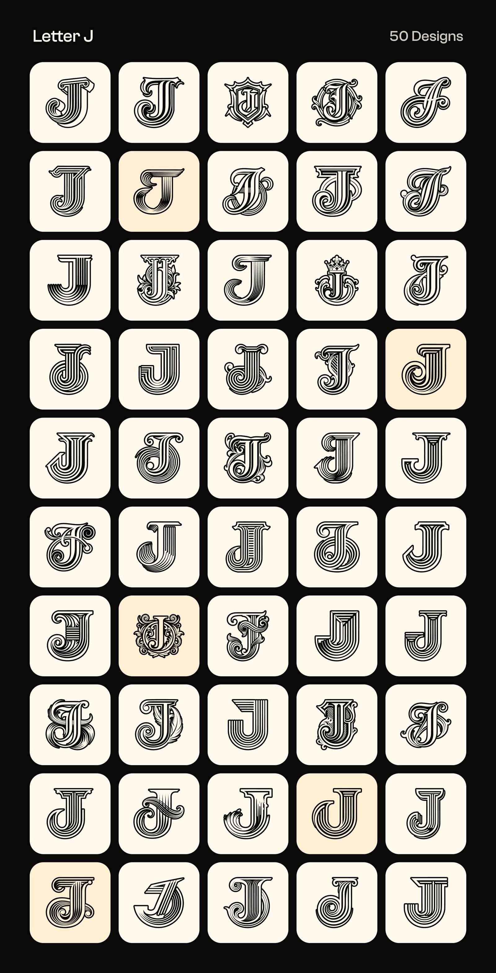 Alphabet Letters Logo Bundle