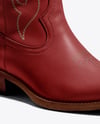 Women's Cowboy Boot Mockup