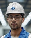 Man Wearing a Working Overalls Mockup