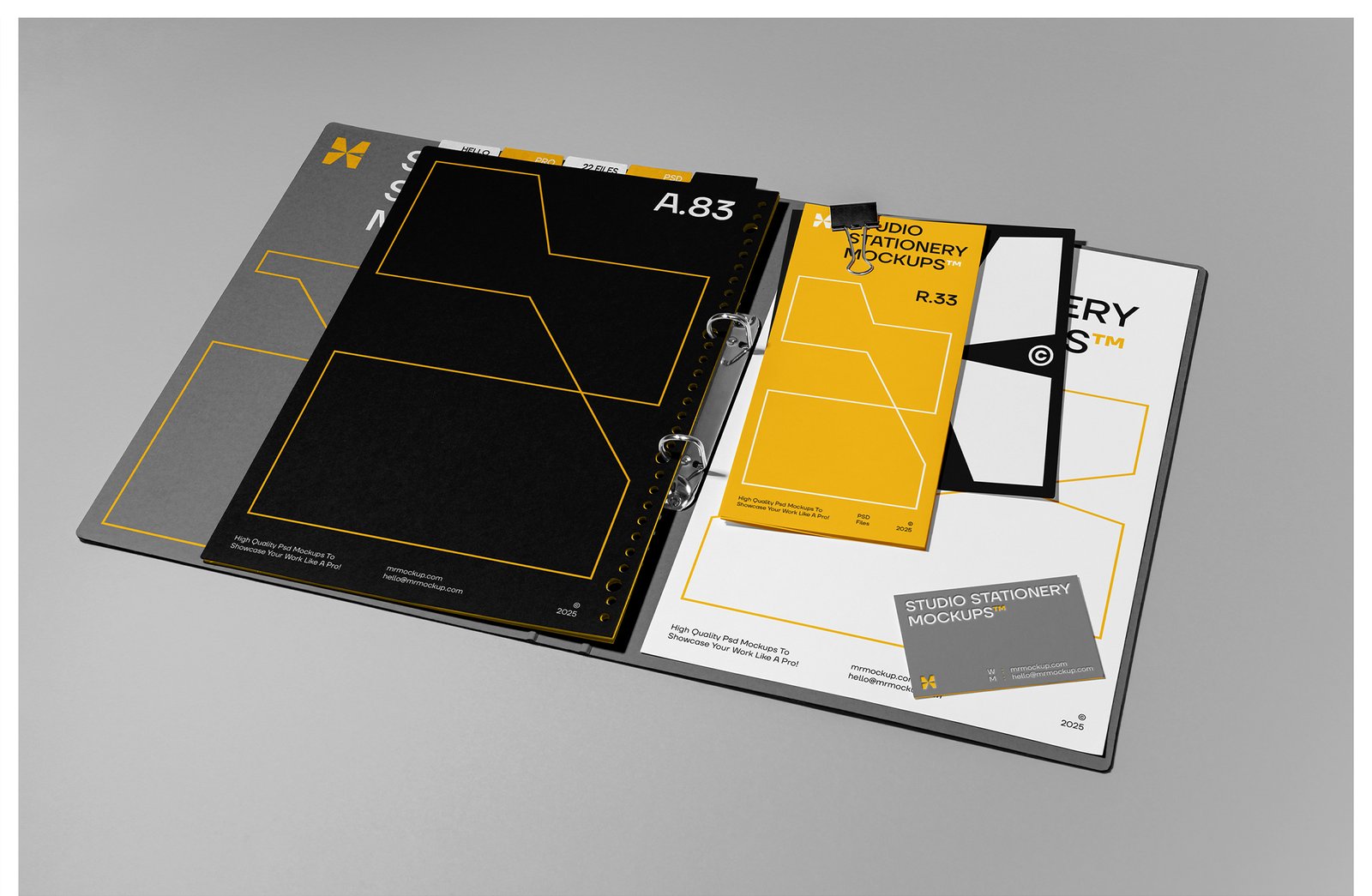 Studio Stationery Mockups