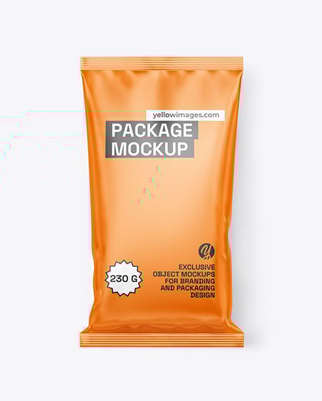 Matte Package Mockup - Coffee packaging mockup