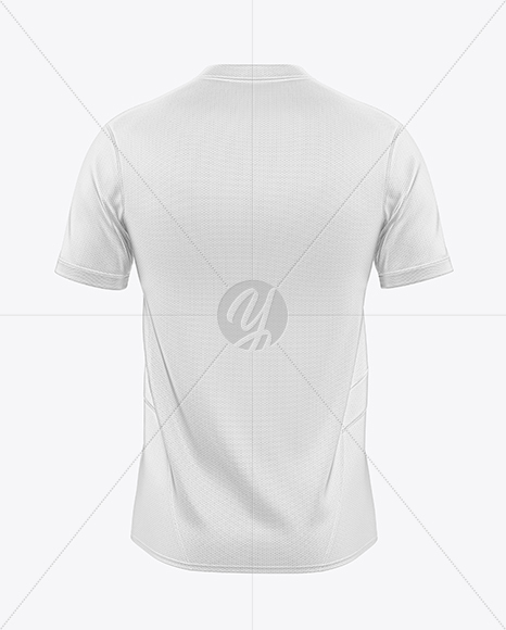 Round Collar Soccer Jersey Mockup