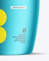 Matte Metallic Cosmetic Jar Mockup