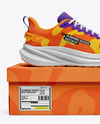 Running Shoe on Box Mockup