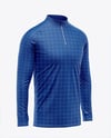 ¼ Zipper Mock Neck Long Sleeve Jersey