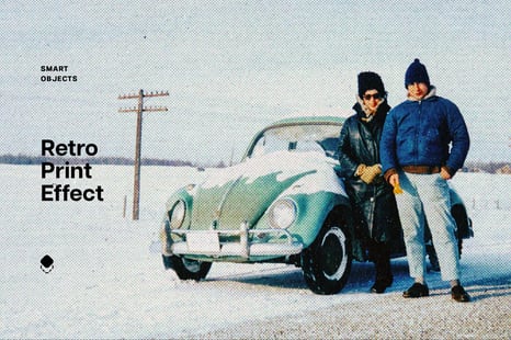 Retro Print Design Effect - Add-Ons