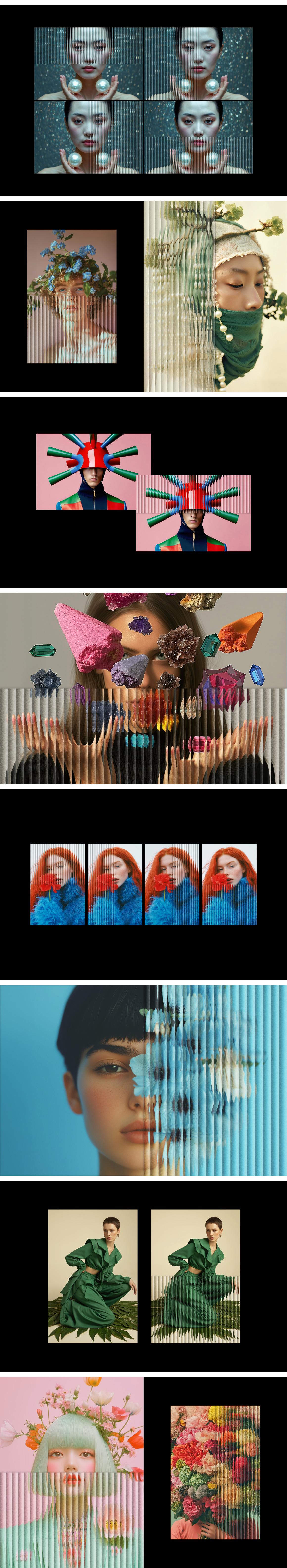 Refracted Glass Photo Effect