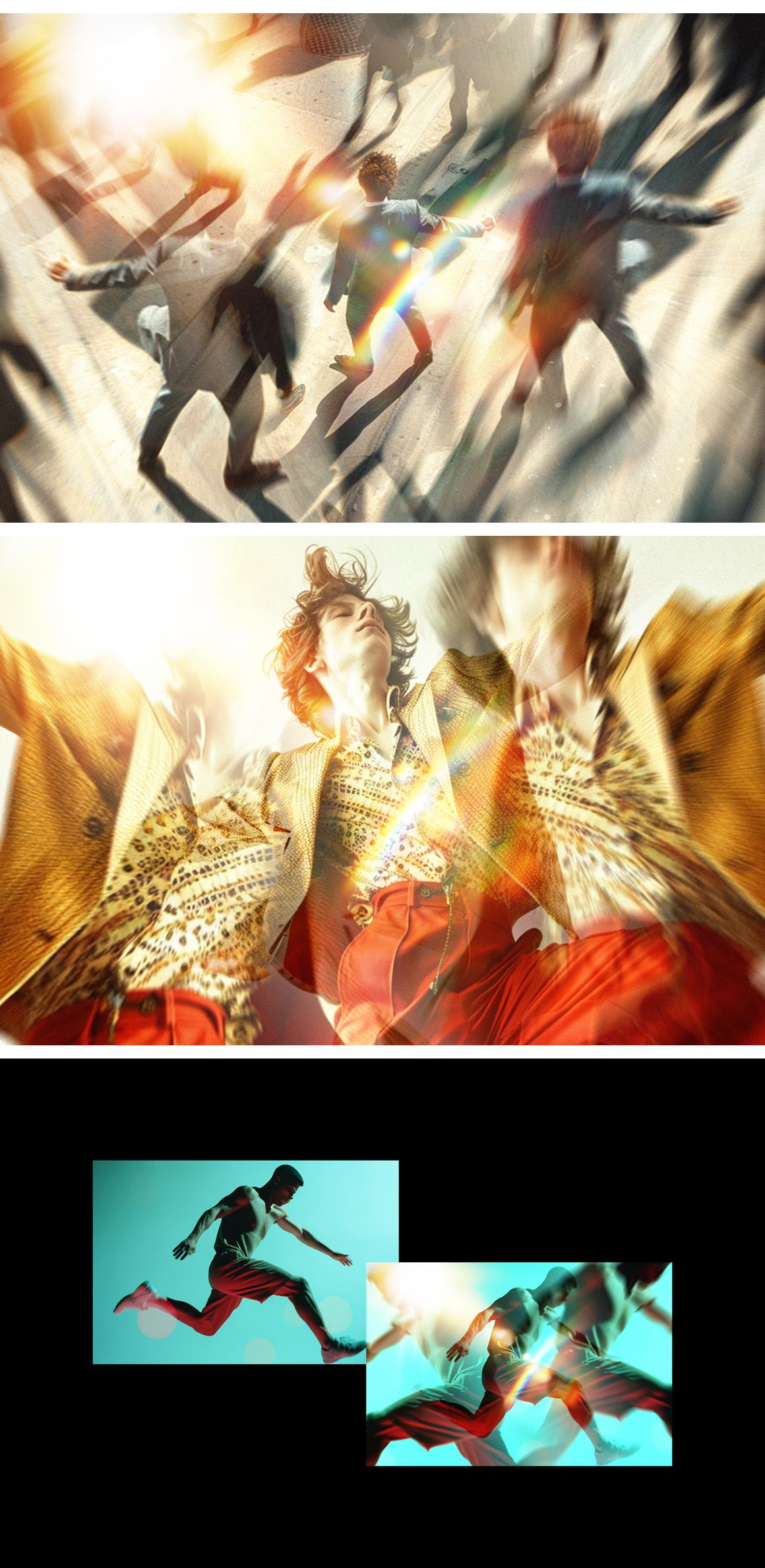 Vivid Prismatic Photo Effect