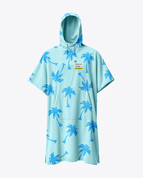 Towel Poncho Mockup