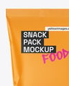 Matte Snack Pack Mockup