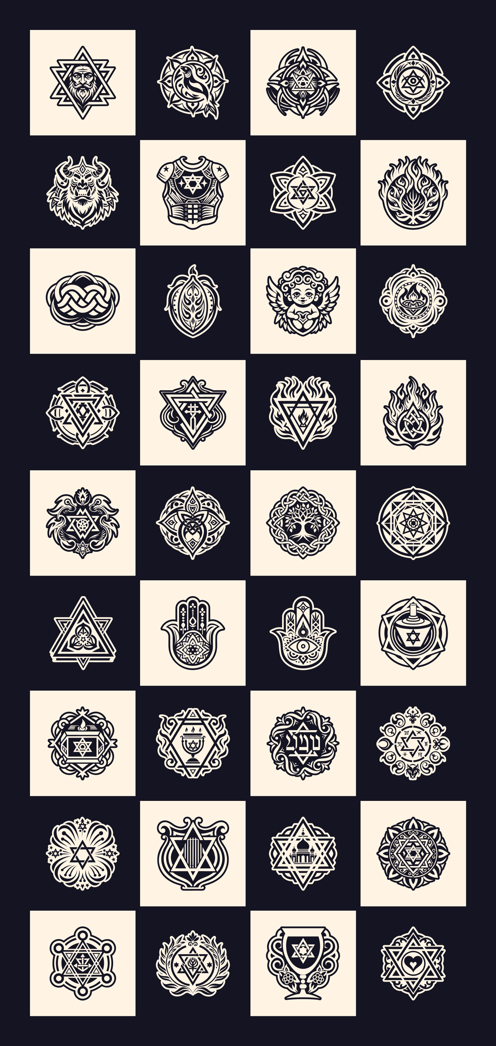Jewish Symbols Collection