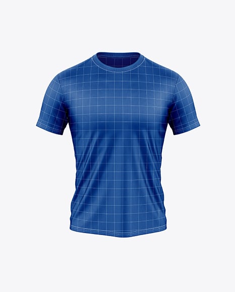 Round Collar Rugby Jersey Mockup - Front View